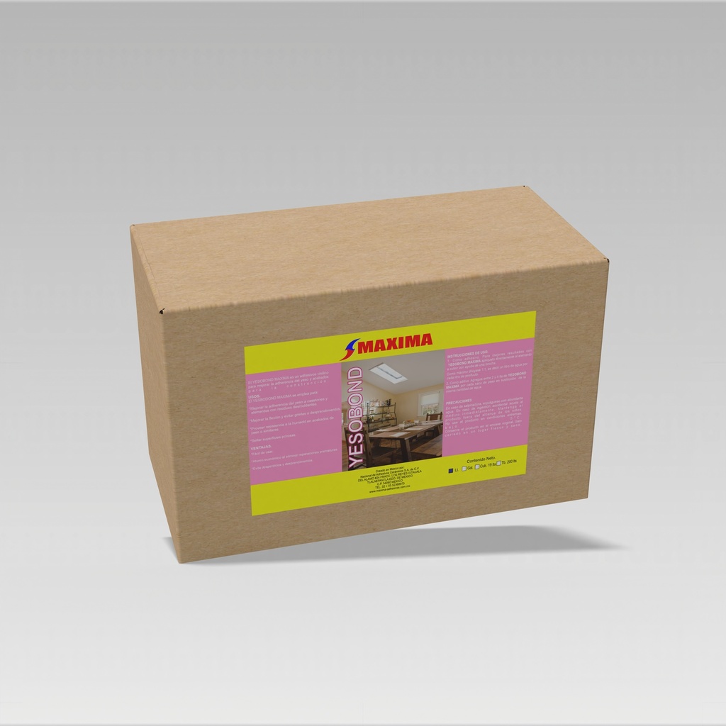 [AV-ADITIVO-00035] ADHESIVE FOR GYPSUM YESOBOND (PACK OF 12 PIECES 1L)