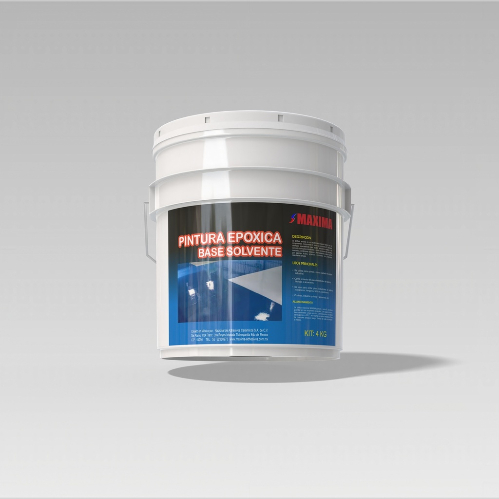 PINTURA EPÓXICA BASE SOLVENTE (KIT 4KG)