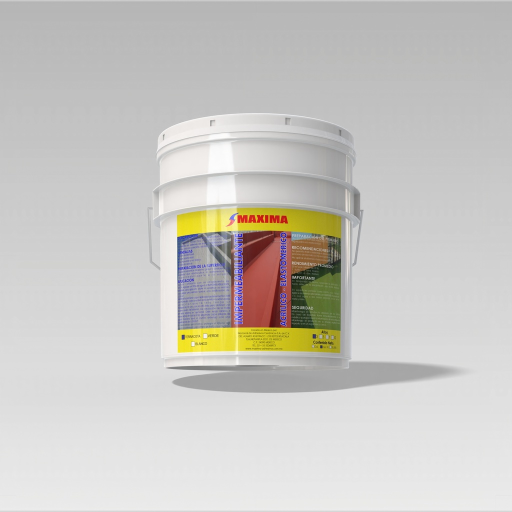 ACRYLIC WATERPROOFING 3 YEARS (RED) (19L BUCKET)