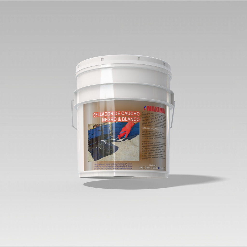 RUBBERIZED SEALER (WHITE/BLACK COLOR) (18L BUCKET)